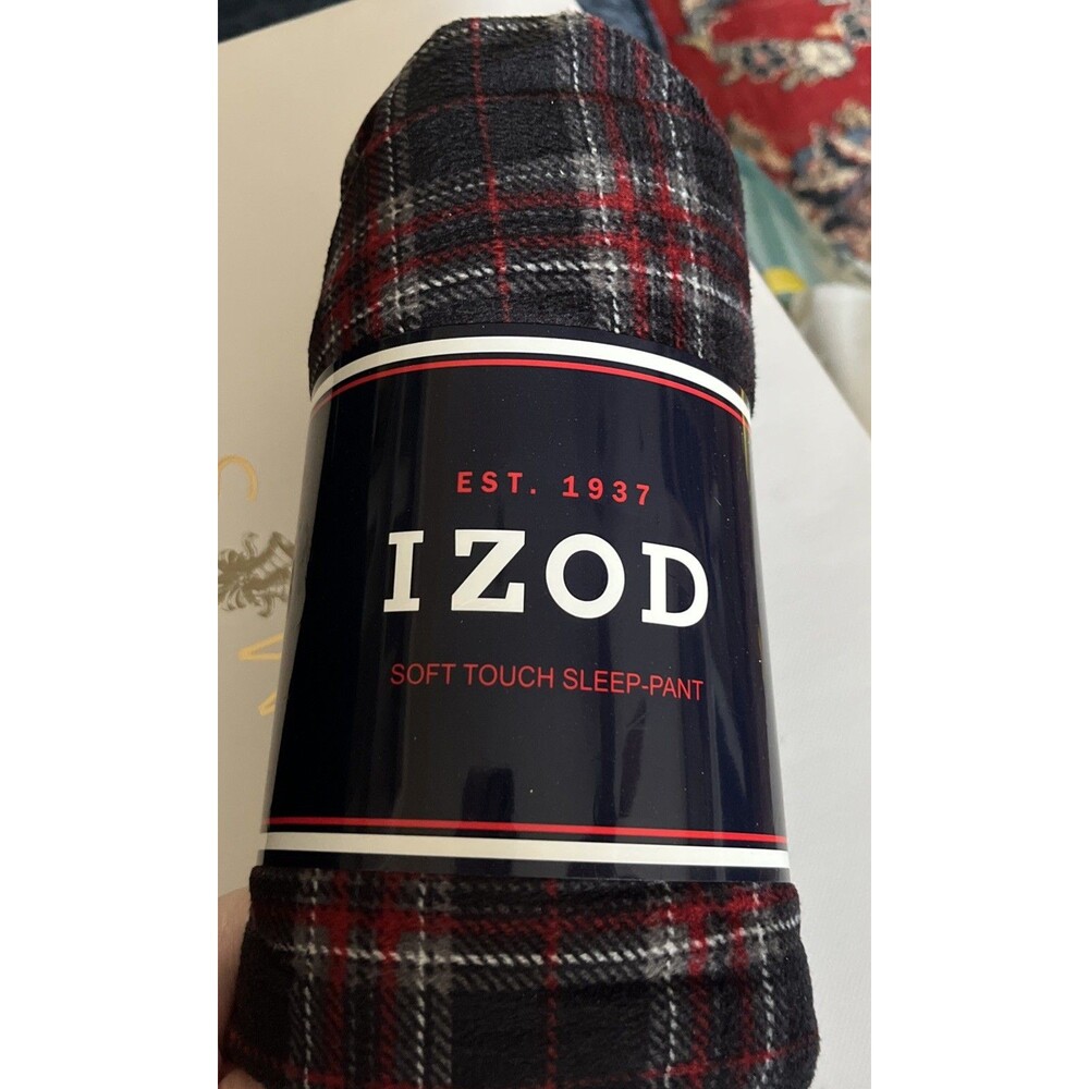 Izod Men’s Soft Touch Fleece Pajamas Lounge Pants Pajama Bottoms Pj XL